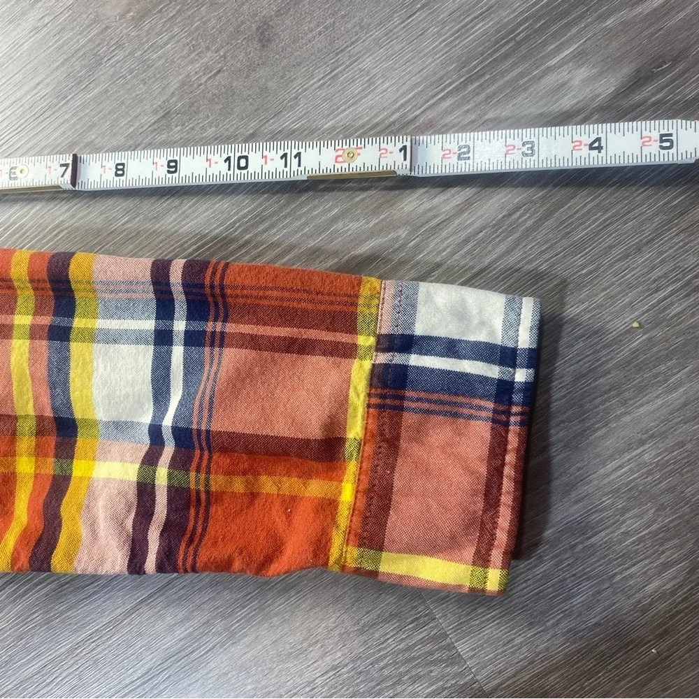 The North Face Plaid Button-Up Shirt Men's Size‎ L Outdoor Flannel Long Sleeve